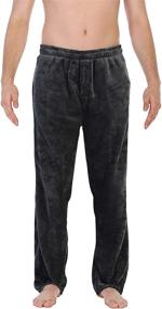 img 4 attached to 🌙 High-Quality Charcoal Men's Sleep & Lounge Pajama Set by Gioberti: Super Plush Comfort