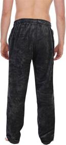 img 2 attached to 🌙 High-Quality Charcoal Men's Sleep & Lounge Pajama Set by Gioberti: Super Plush Comfort