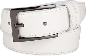 img 2 attached to Men's Genuine Leather Fashion Accessories in Classic Tan - Size