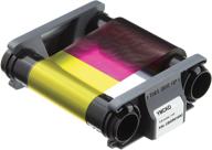 🖨️ evolis badgy cbgr0100c color ribbon - ymcko - 100 prints: bodno software demo card included! logo