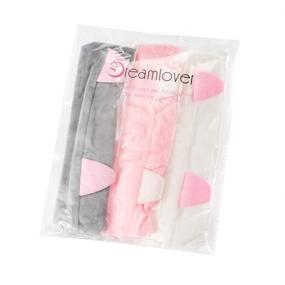 img 3 attached to 🐱 Dreamlover Makeup Headband with Cat Ear Hairlace - 3 Pack for Spa and Cosmetics