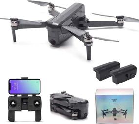 img 4 attached to 🚁 Upgraded MOSTOP SJRC F11 Pro RC Drone with 5G WiFi FPV, GPS, Foldable Design, 2K Camera, Video Recording, App Control for iOS Android, One-Key RTH, Follow Me, 3D Visual Track Flight, Headless Mode - (F11 Pro + 2 Battery)