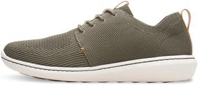 img 1 attached to Clarks Low Top Sneakers Green Khaki