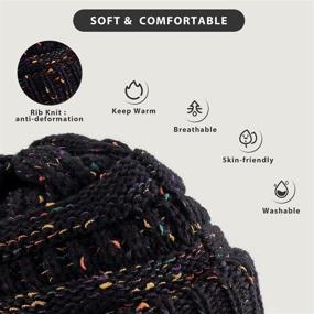 img 2 attached to Shuangjishan Beanie Trendy Winter Slouchy Outdoor Recreation for Outdoor Clothing