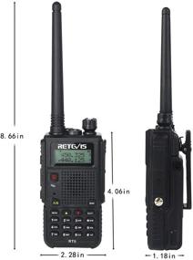 img 2 attached to 📻 Retevis RT5 Dual Band Walkie Talkies with Long Range, Flashlight, Police Handheld Radio, VOX, Rechargeable 2 Way Radio with Earpiece (2 Pack)