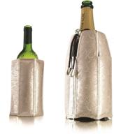 🍾 ultimate cooling solution for wine and champagne: vacu vin rapid ice cooler set in platinum логотип