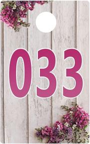img 3 attached to 🎯 Reusable Hanger Cards with 100 Consecutive Numbers (001-100) by GoalWish Ventures - Ideal for Facebook Live Sales and LuLaroe Supplies, featuring Large Live Sale Number Tags with Normal and Reversed Mirrored Image
