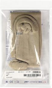 img 1 attached to 🧦 Farrow Hybrid ADI ADII Liner/Sock with Foot Compression by BSN FarrowMed - Class 1 Wide/Med in Taupe