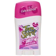 💖 stay fresh with teen spirit antiperspirant deodorant, pink crush, 1.4 oz! logo