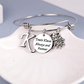 img 1 attached to 🧛 Always and Forever Bracelet - The Originals Inspired Jewelry for Vampire Diaries Fandom: Perfect Gift Idea for Team Klaus