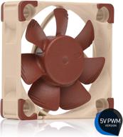 🔌 noctua nf-a4x10 5v pwm quiet fan with usb power adaptor cable - premium 4-pin, 5v version (40x10mm, brown) logo