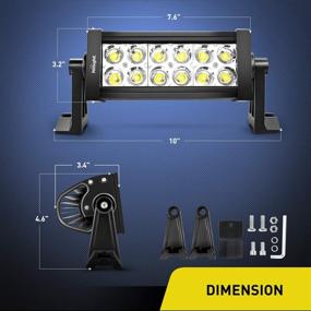 img 3 attached to 🚗 Nilight 10001S-A 36W Спот-подсветка LED Bar - Фары для джипа с гарантией 2 года