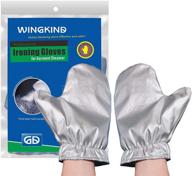 🧤 wingkind garment steamer ironing glove mitt, heat resistant anti steam gloves for clothes steamer - 1 pair logo