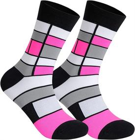 img 2 attached to Compression Sports Socks for Men and Women - Perfect for Cycling and Running