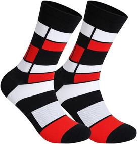 img 1 attached to Compression Sports Socks for Men and Women - Perfect for Cycling and Running