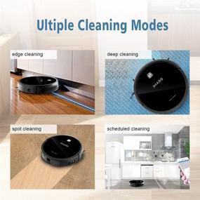 img 2 attached to IMASS Robot Vacuum and Mop - Smart Path Planning Cleaner with 2600Pa High Suction, Self-Charging, Alexa Support - Ideal for Pet Hair, Hard Floors, and Low Pile Carpets