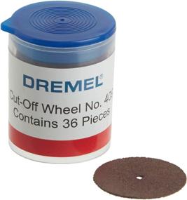 img 4 attached to 💫 Dremel 409 Cut-off Wheel, 15/16-inch (23.8 mm) diameter, 0.025” (0.6mm) disc thickness, Rotary Tool Accessory (36 Pieces)