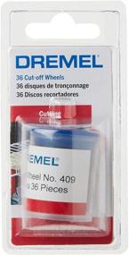 img 3 attached to 💫 Dremel 409 Cut-off Wheel, 15/16-inch (23.8 mm) diameter, 0.025” (0.6mm) disc thickness, Rotary Tool Accessory (36 Pieces)