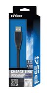🎮 nyko charge link - high-speed micro-usb controller charge and sync cable for playstation 4 logo