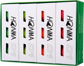 img 3 attached to Шар для гольфа Honma Golf D1 Multi Color Japan Import: Превосходная производительность и стиль.