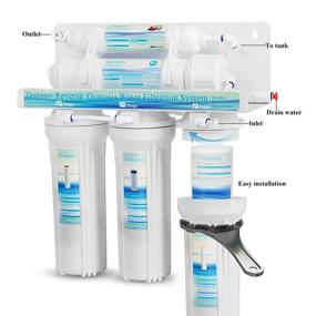 img 1 attached to 💧 Geekpure 75GPD 5-Stage Reverse Osmosis Drinking System