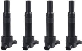 img 4 attached to 🔌 JDMON Ignition Coils Compatible with Kia Hyundai Soul Forte Tucson Elantra/Elantra GT 1.8L 2.0L 2011-2016 - Replaces UF651 273002E000 - Pack of 4