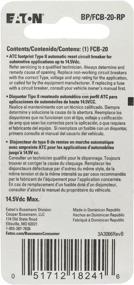 img 3 attached to Bussmann BP FCB 20 RP Type II Circuit