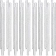 30 pack fiberglass replacement wicks for oil lamps, candle wine bottles, lanterns, and garden lights - ideal for indoor and outdoor light décor, 9.85 inches logo