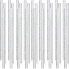 img 4 attached to 30 Pack Fiberglass Replacement Wicks for Oil Lamps, Candle Wine Bottles, Lanterns, and Garden Lights - Ideal for Indoor and Outdoor Light Décor, 9.85 Inches