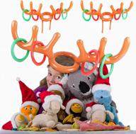 christmas inflatable reindeer antler holiday logo