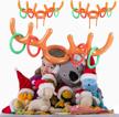 christmas inflatable reindeer antler holiday logo