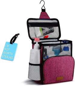 img 4 attached to Hiverst Hanging Toiletry Compatible Organizer