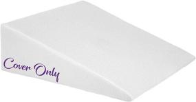 img 4 attached to 🛏️ Replacement Bed Wedge Pillow Cover - Fits Ebung 7 Inch Bed Wedge Pillow - Washable - Only for Bed Wedge Pillow