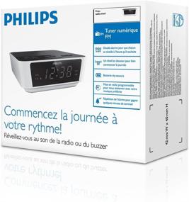 img 1 attached to ⏰ Philips AJ3116W Белый Цифровой будильник с радио FM