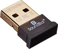 enhance your audio experience with the soundbot sb340 universal plug and play bluetooth 4.0 usb adapter logo