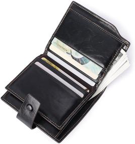 img 1 attached to Yafeige Leather Wallet Compact Tri Fold Women's Handbags & Wallets and Wallets