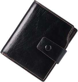 img 2 attached to Yafeige Leather Wallet Compact Tri Fold Women's Handbags & Wallets and Wallets