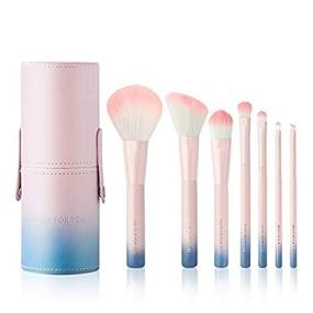 img 1 attached to 🎁 Premium Synthetic Makeup Brush Set: Ideal Cosmetic Gift Set for Women and Girls - Foundation Brush, Blush Brush, Eye Shadow Brush, and More!