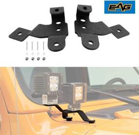 img 4 attached to 🔧 EAG Windshield Cowl Mount Kits - Compatible with 2018-2021 Jeep Wrangler JL and 2020-2021 Gladiator JT