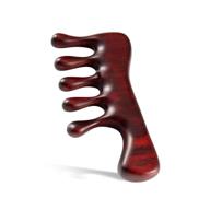 🌿 xuanli handmade red wood scalp massaging comb - wellness combs for effective massage (m060) logo