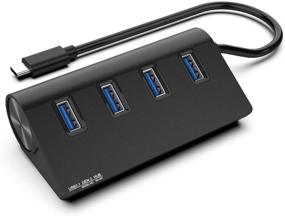 img 4 attached to 💻 Eletrand Type C USB 3.1 Gen 2 Hub: SuperSpeed 10 Gbps Adapter with 4 USB 3.0 Ports, Ideal for MacBook, Surface Pro, Laptop & More!