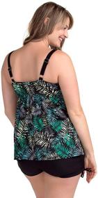 img 3 attached to 👙 PERONA Control Tankini Swimsuit for Women - Swimwear Brand in Swimsuits & Cover Ups