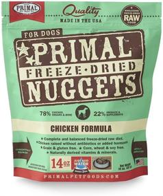 img 3 attached to 🐶 USA-Made Primal Freeze Dried Chicken Nuggets: Complete Raw Diet Dog Food, Grain Free Topper/Mixer