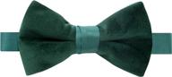 spring notions velvet medium emerald boys' accessories : bow ties logo