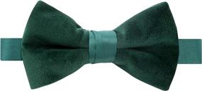 img 4 attached to Spring Notions Velvet Medium Emerald Boys' Accessories : Bow Ties