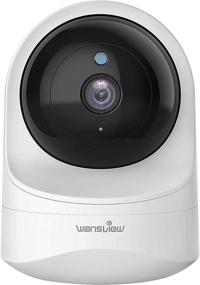 img 4 attached to 📷 Беспроводная камера для мониторинга младенцев 1080PHD, камера безопасности Wansview для дома, WiFi камера для собак и кошек, двустороннее аудио, ночное видение, совместимо с Alexa Q6-W ...