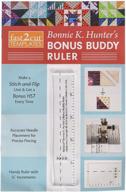 📏 c&t publishing fast2cut bonnie k. hunter's bonus buddy ruler, multi-purpose logo