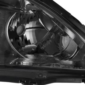 img 1 attached to Фара AUTOSAVER88: замена фары OE для Accord 2003-2007, хромированный корпус и дымчатая линза.