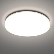 💡 led flush mount ceiling light fixture | 11 inch, 20w, 4000k daylight | etl certified, waterproof ip44 | ideal for kitchen, bathroom, hallway, bedroom | energy-efficient & bright | 180w equivalent логотип