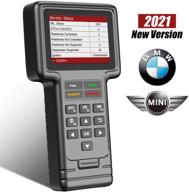 усовершенствованный диагностический сканер: thinkcar obd2 сканер для bmw mini [версия 2021] - полнофункциональное устройство чтения кодов с abs, srs, tpms, pcm, epb, sas и другими системами. логотип